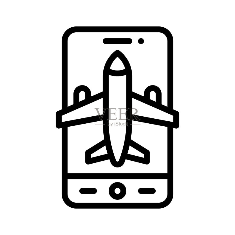 飞机App图标移动应用图标素材
