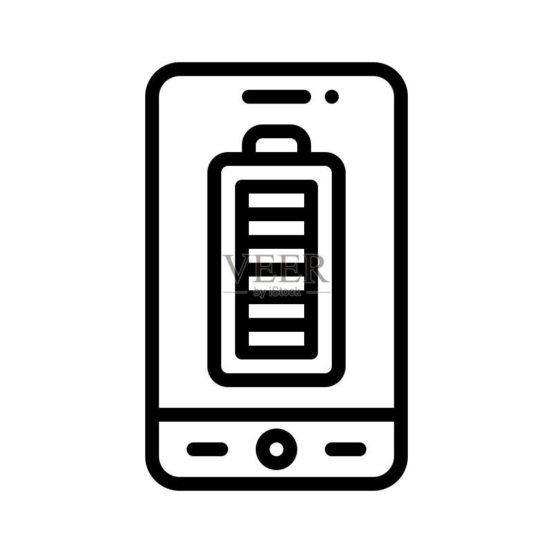 满电电池图标移动应用图标素材