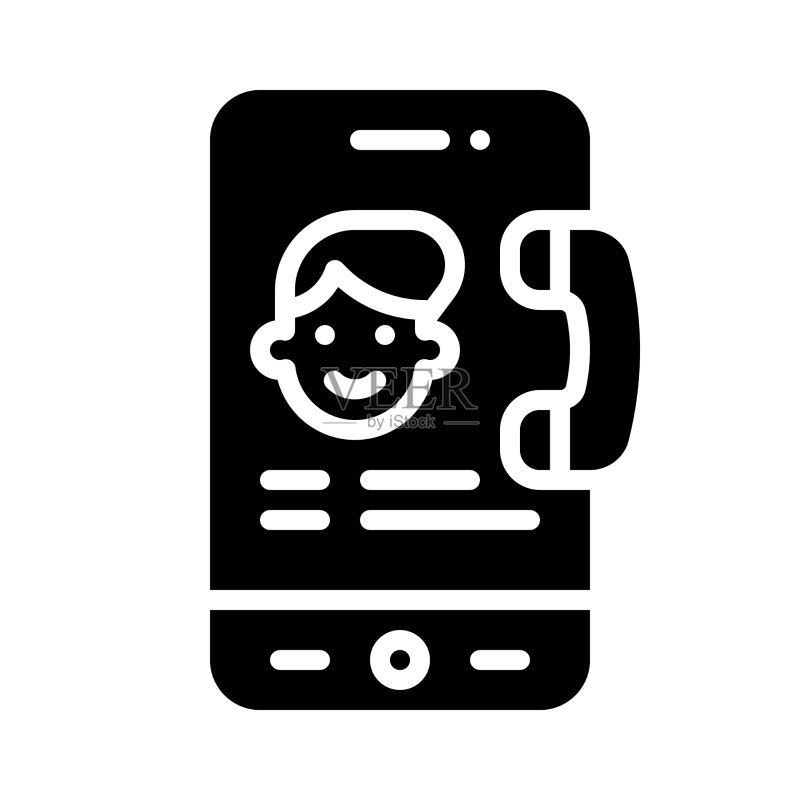 视频或语音通话App图标图标素材