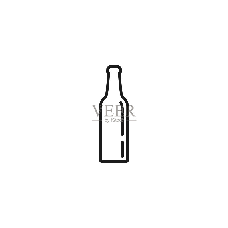 酒吧饮品线条图标图标素材
