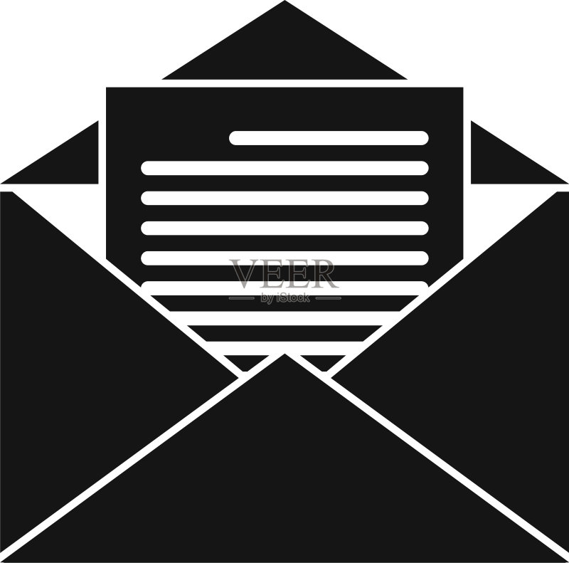 评估邮件图标简约风格图标素材