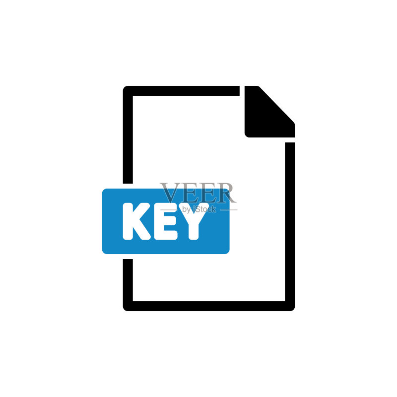 KEY文件格式图标素材图标素材