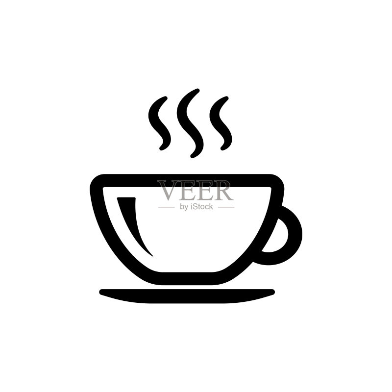 咖啡杯线条图标图标素材