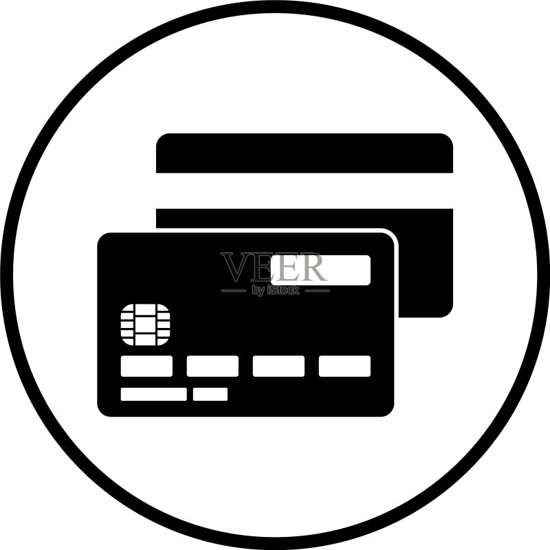 信用卡正反面图标图标素材
