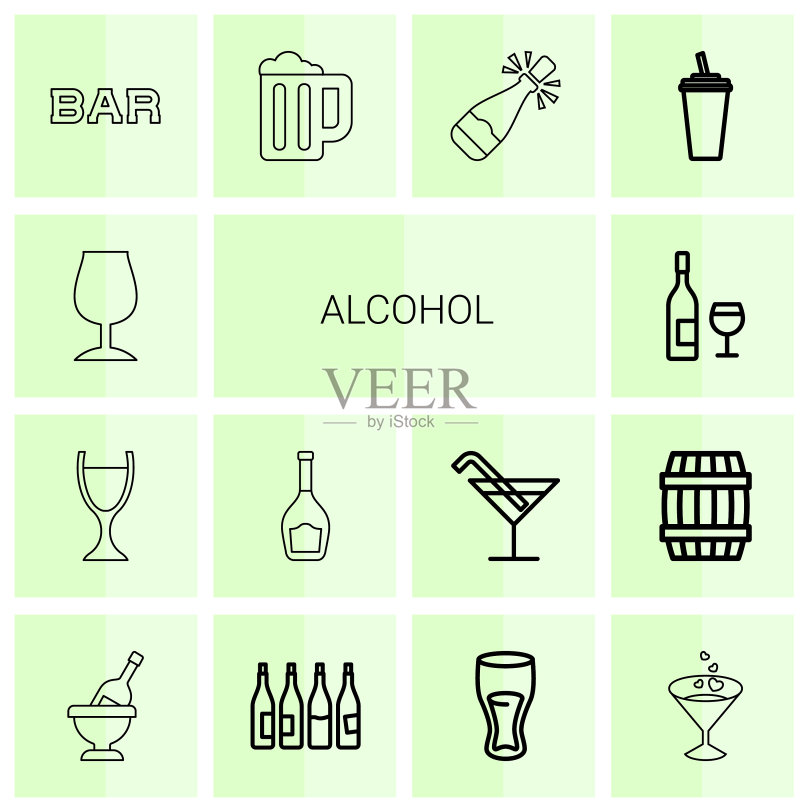酒精图标图标素材