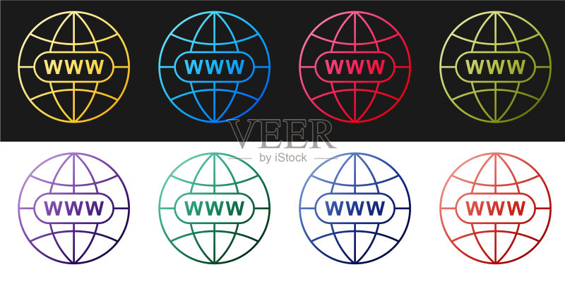 黑白网页图标图标素材