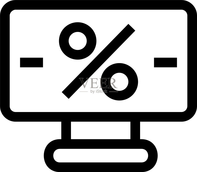 百分比图标或logo独立标志符号图标素材