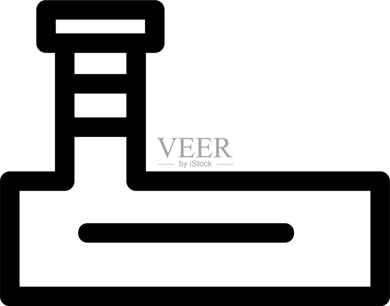 烟斗图标或标志图标素材