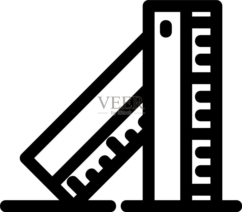 标尺图标或标志图标素材
