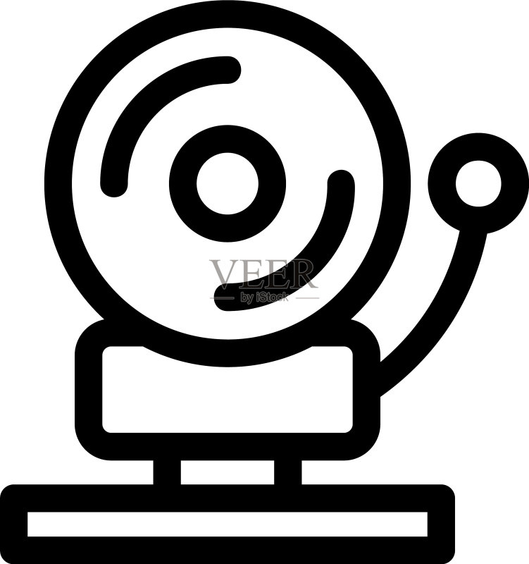 学校铃铛图标或标志图标素材