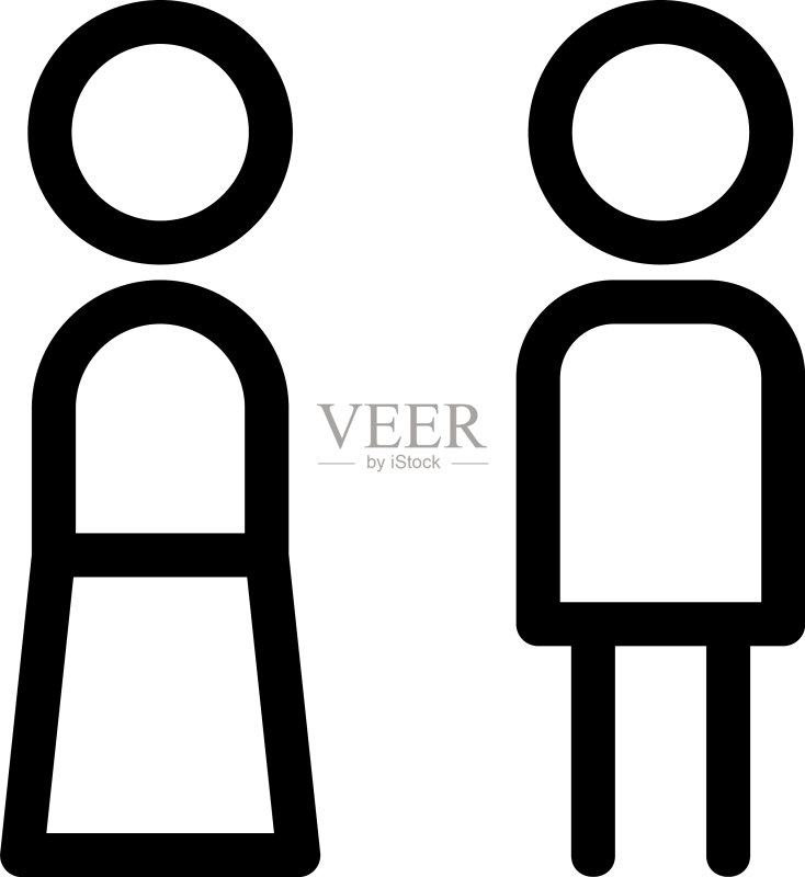 婚礼图标或logo独立标志符号图标素材
