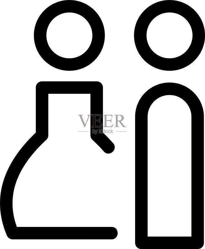 婚礼图标或logo独立标志符号图标素材