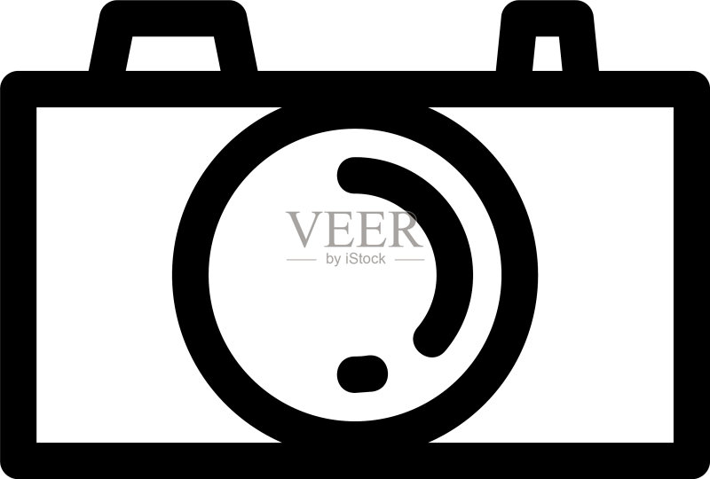 相机图标或标志孤立标志符号图标素材