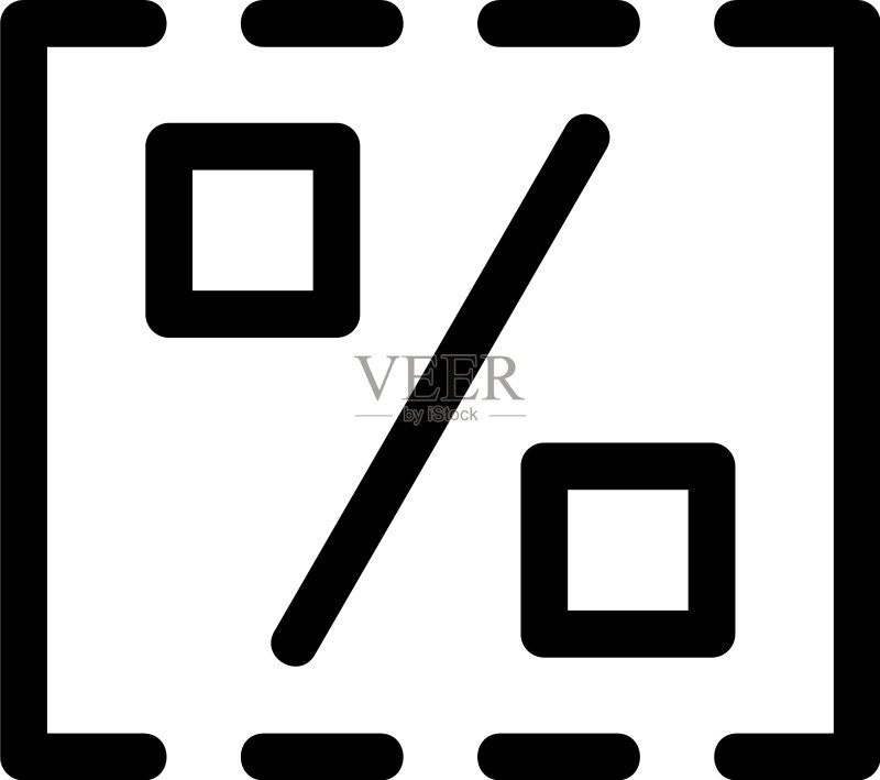 百分比图标或logo独立标志符号图标素材