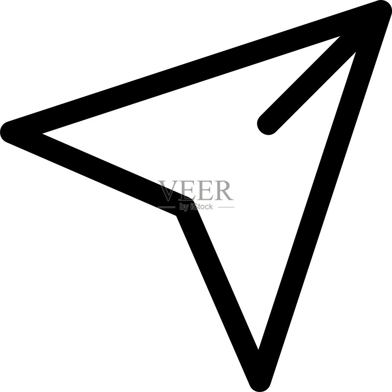 发送图标或标志隔离符号图标素材