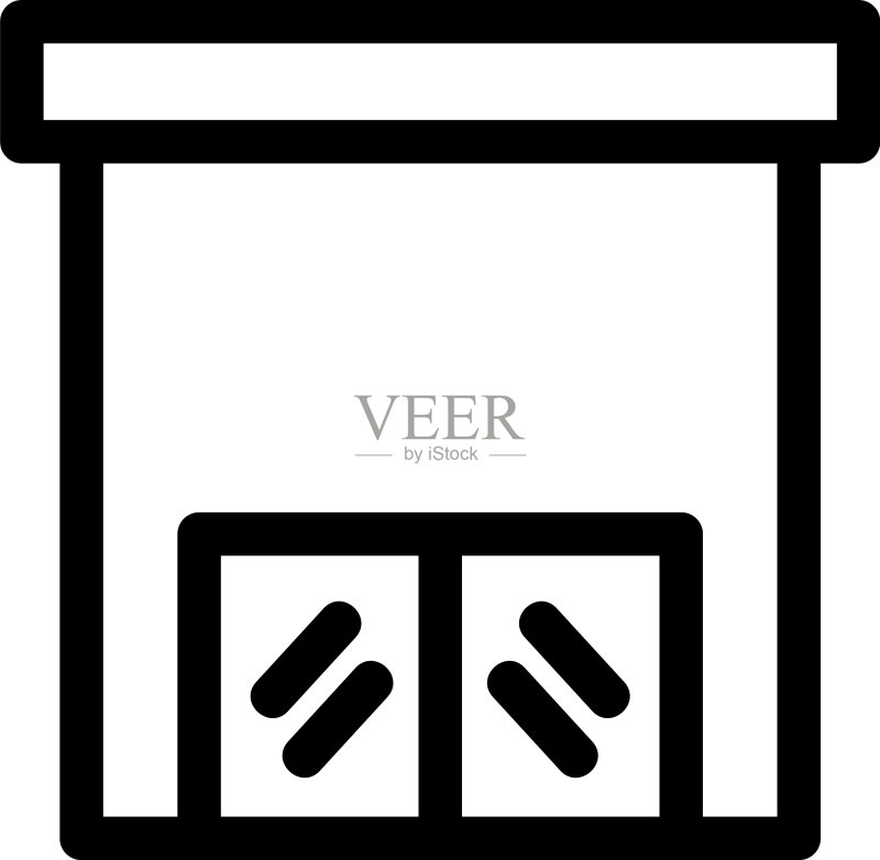 商店图标或Logo孤立标志图标素材