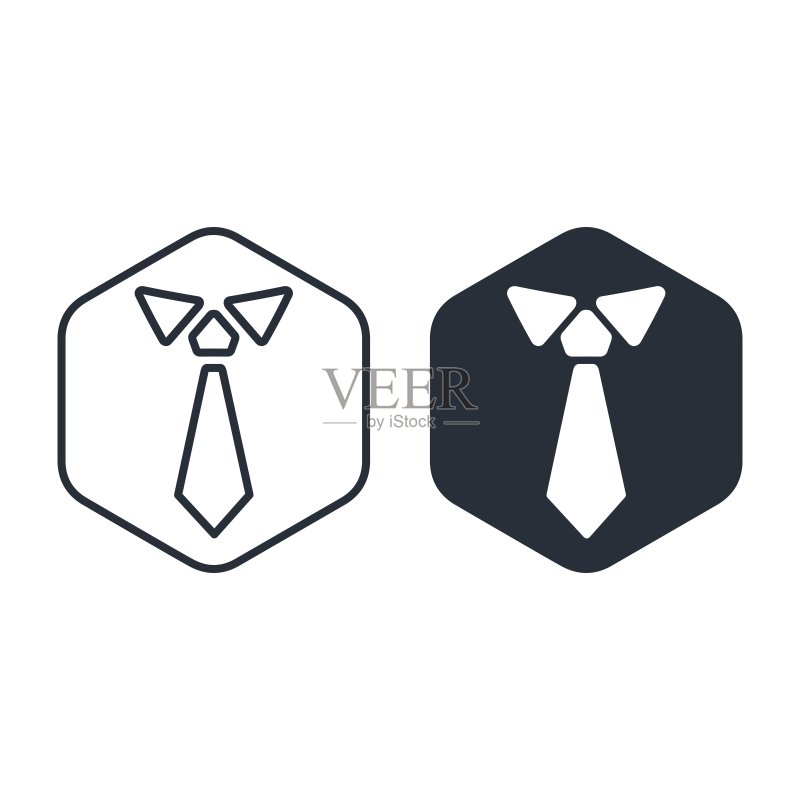 制服矢量线性图标图标素材