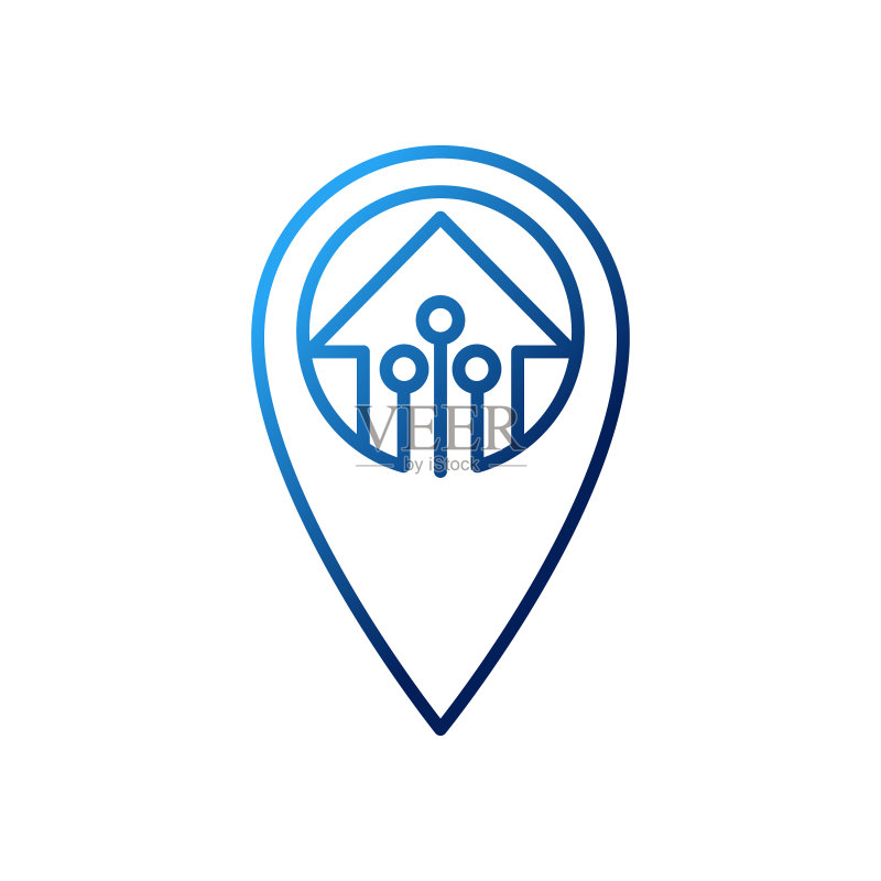 智能家居图标Logo设计图标素材