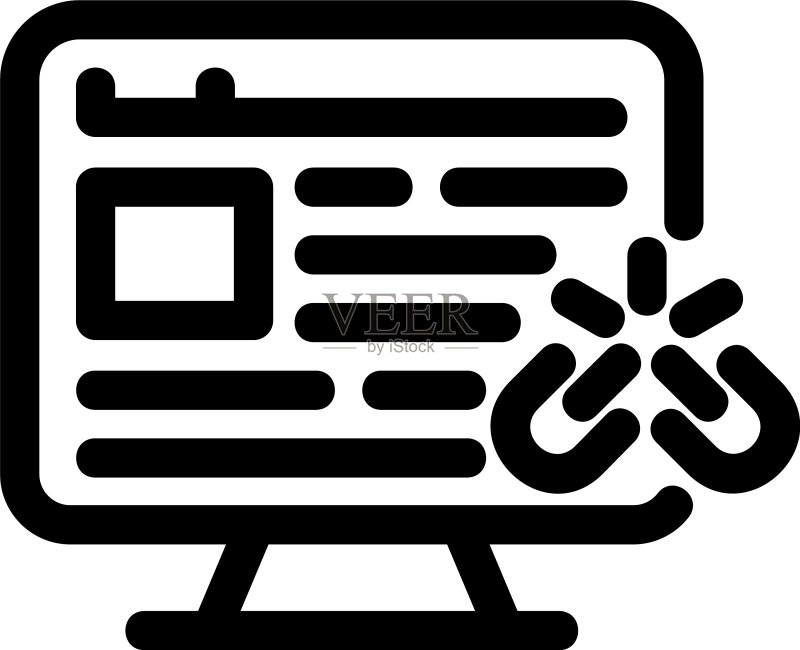 断开连接图标或标志图标素材