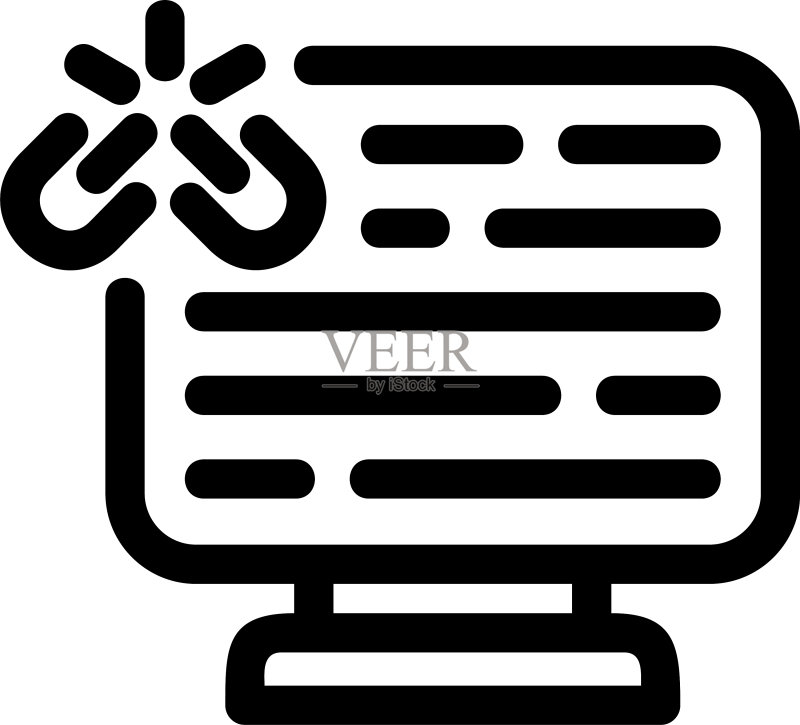 断开连接图标或标志图标素材