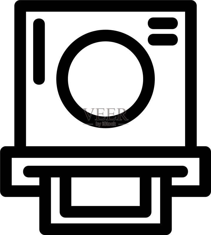 相机图标或标志孤立标志符号图标素材