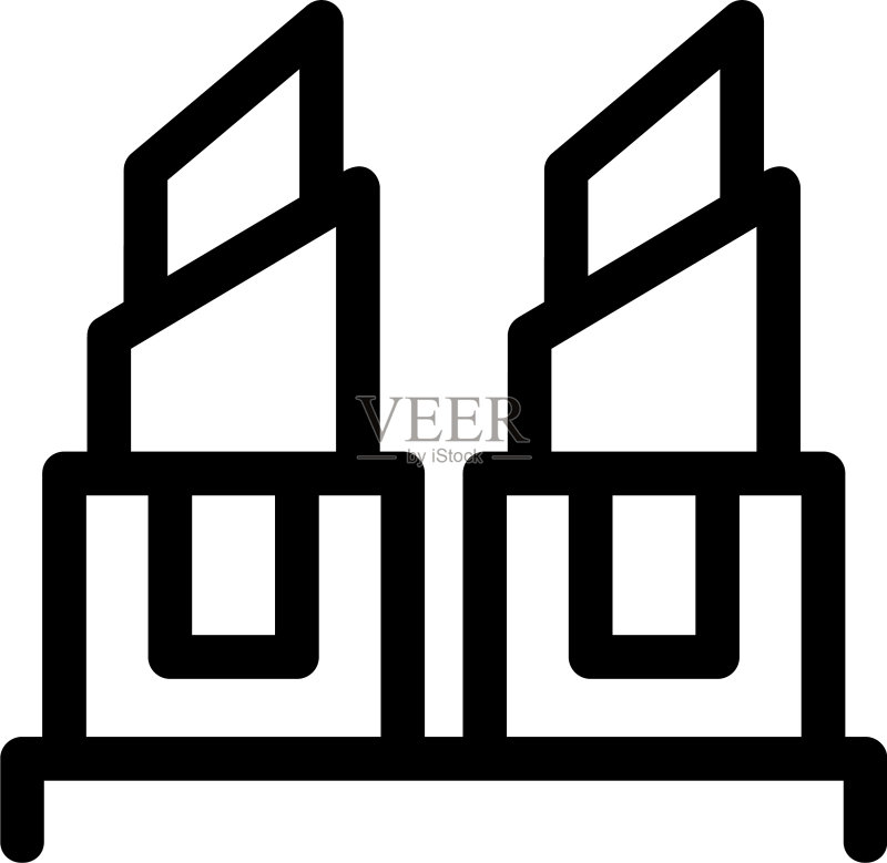 口红图标或标志图标素材