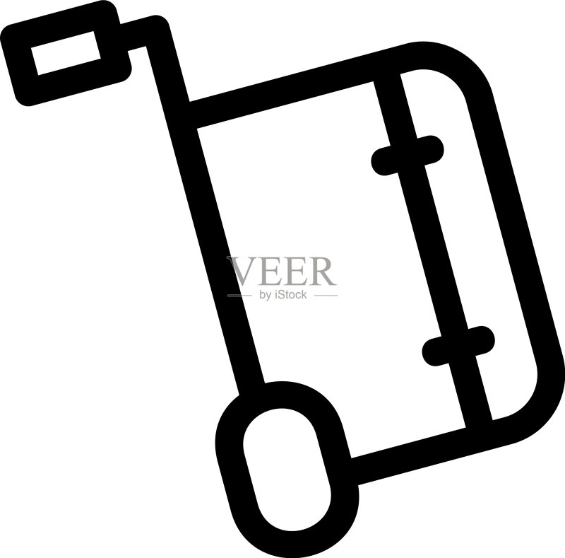 行李图标或Logo独立标志符号图标素材