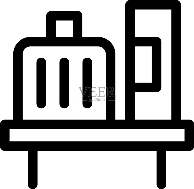 行李图标或Logo独立标志符号图标素材