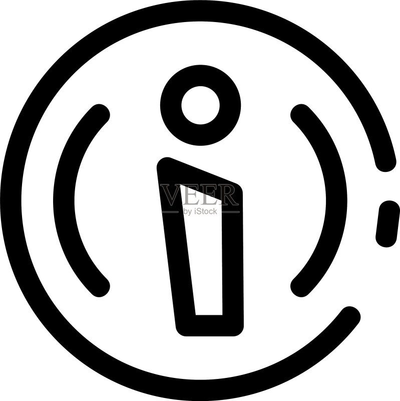 信息图标或独立标志符号图标素材