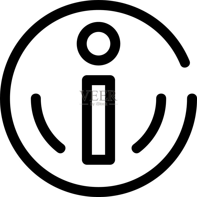 信息图标或独立标志符号图标素材