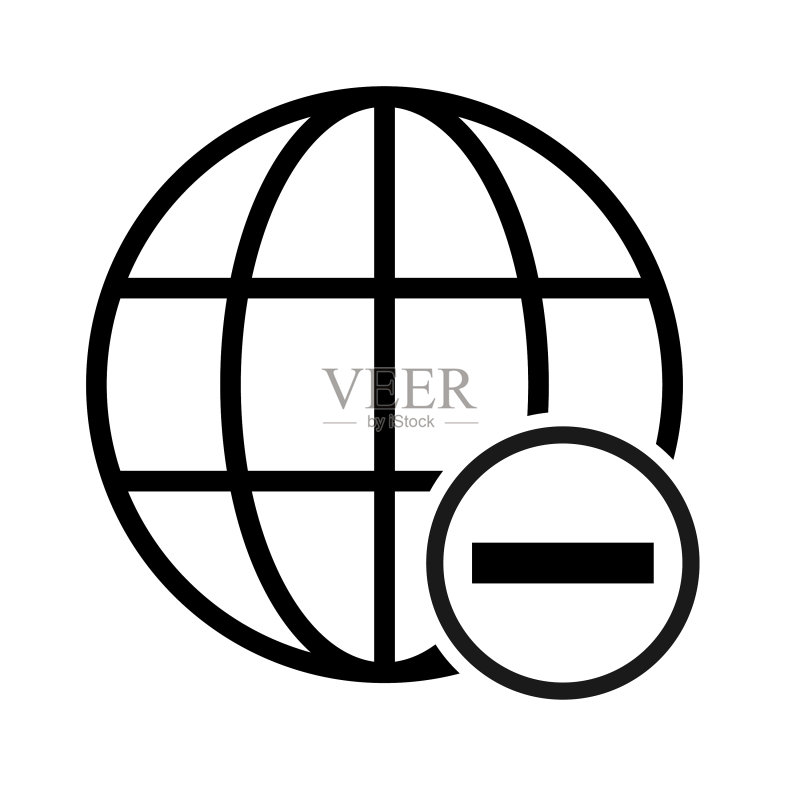 WWW万维网网站符号互联网地图图标图标素材