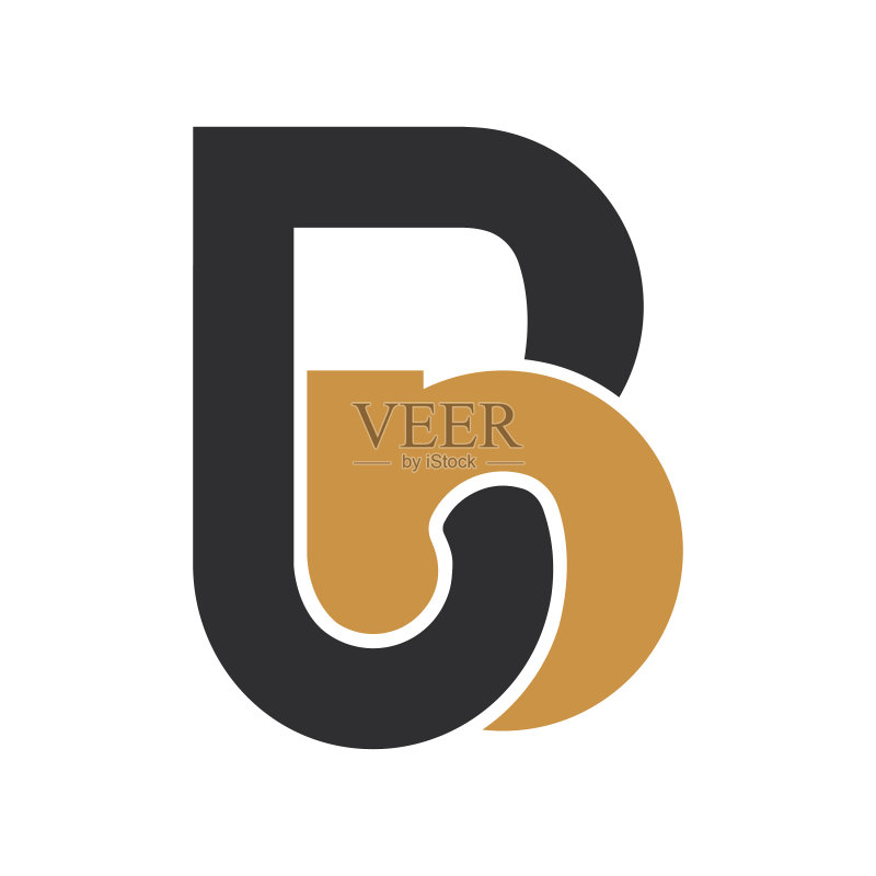 首字母BN或NB Logo设计图标素材