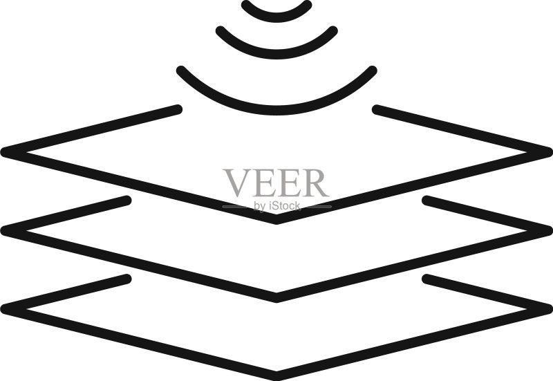 音频吸收面板轮廓图标样式图标素材