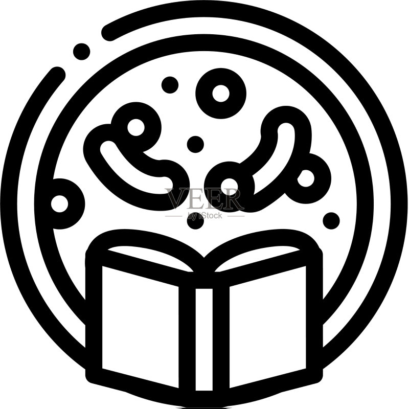 生物学研究员线性图标图标素材