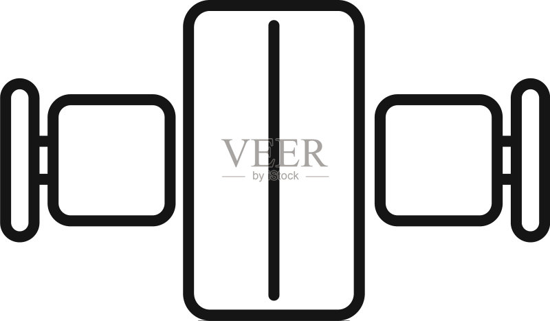 对话空间组织图标轮廓图标素材