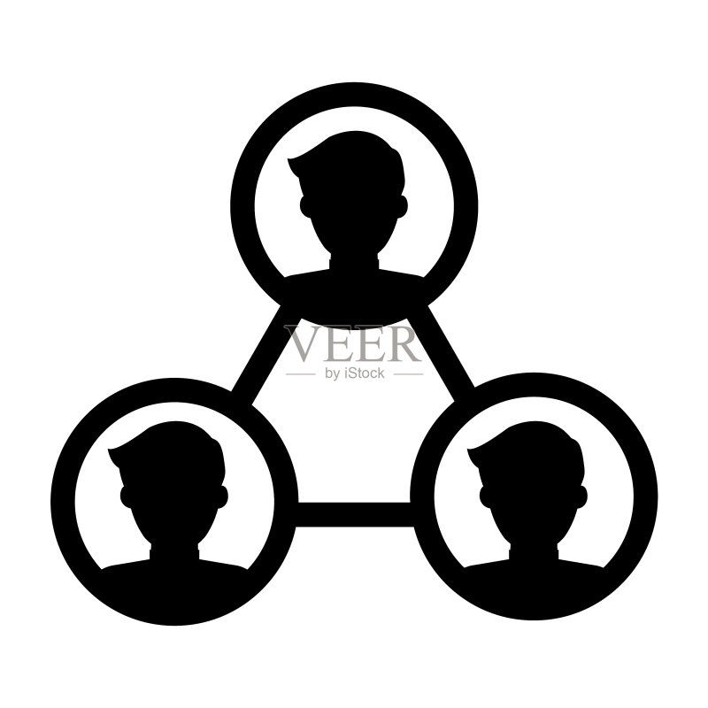 团队结构图标素材
