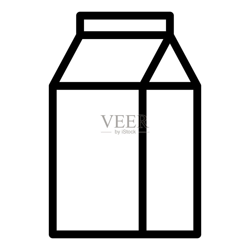 牛奶乳白色健康独立图标图标素材