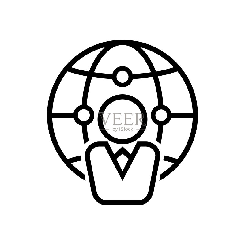 全球沟通图标图标素材