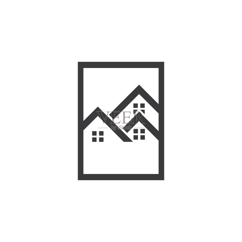 房地产与建筑图标素材