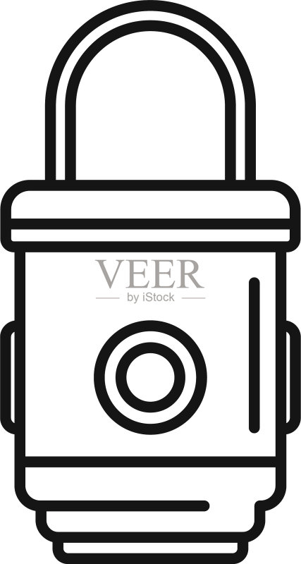 箱子陷阱轮廓样式图标图标素材