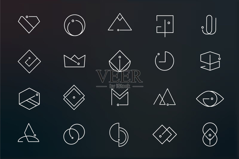 极简Logo设计合集图标素材
