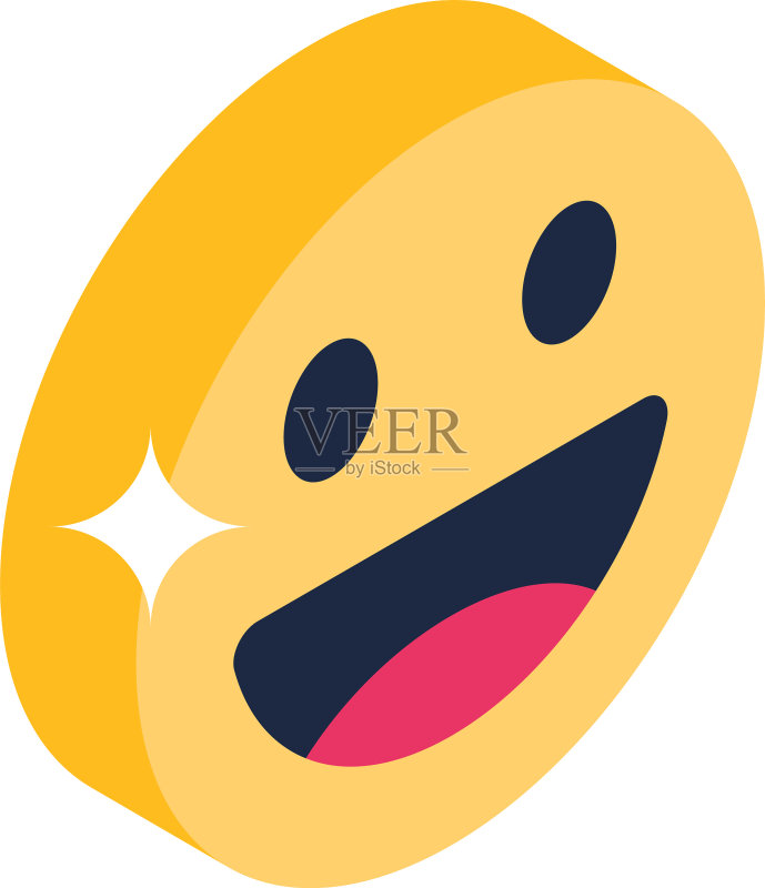 快乐表情符号图标素材