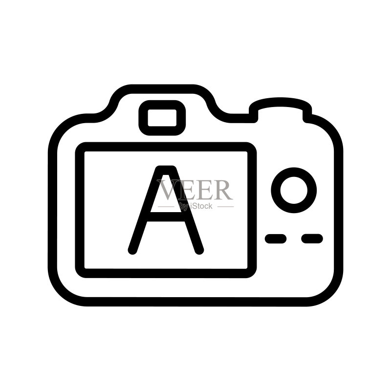 光圈模式图标图标素材