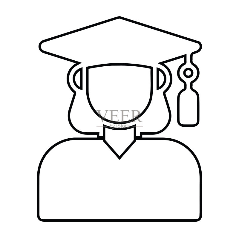 教育毕业学士帽学生图标图标素材
