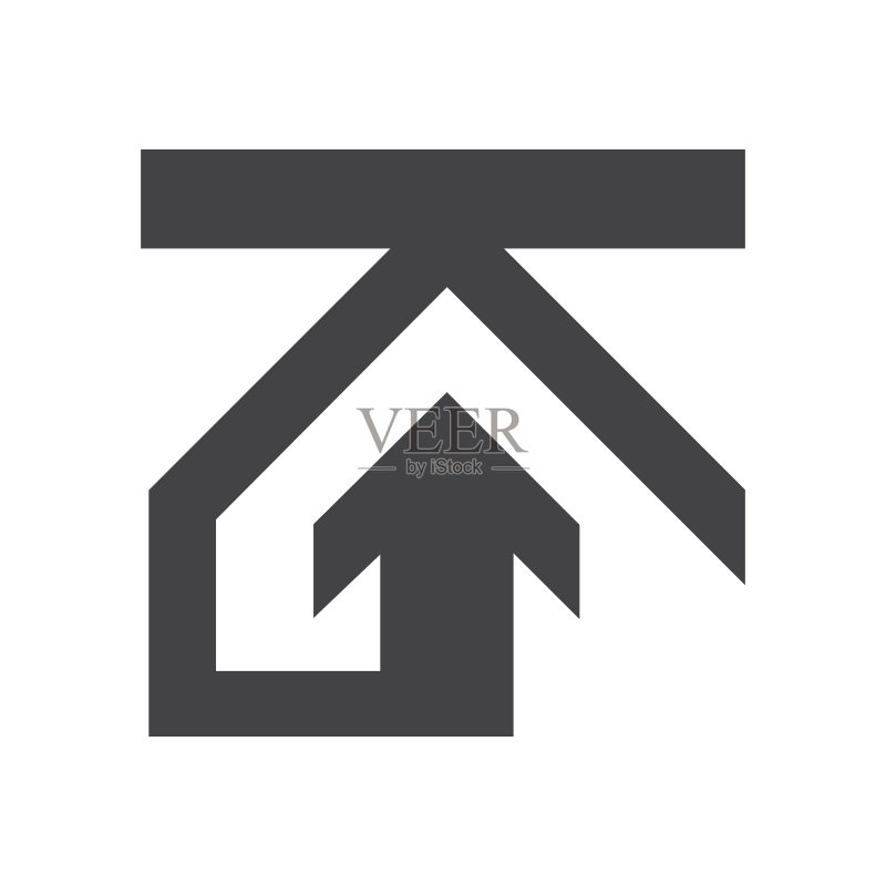 字母首字母logo kg gk k和g图标素材