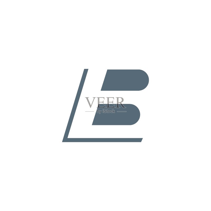 字母B标志图标设计概念图标素材