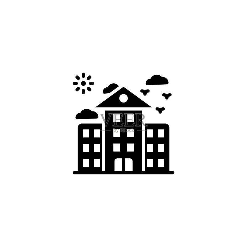标志中的学校图标图标素材