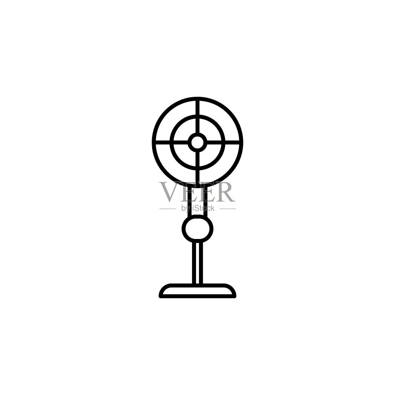 电风扇图标图形图标素材