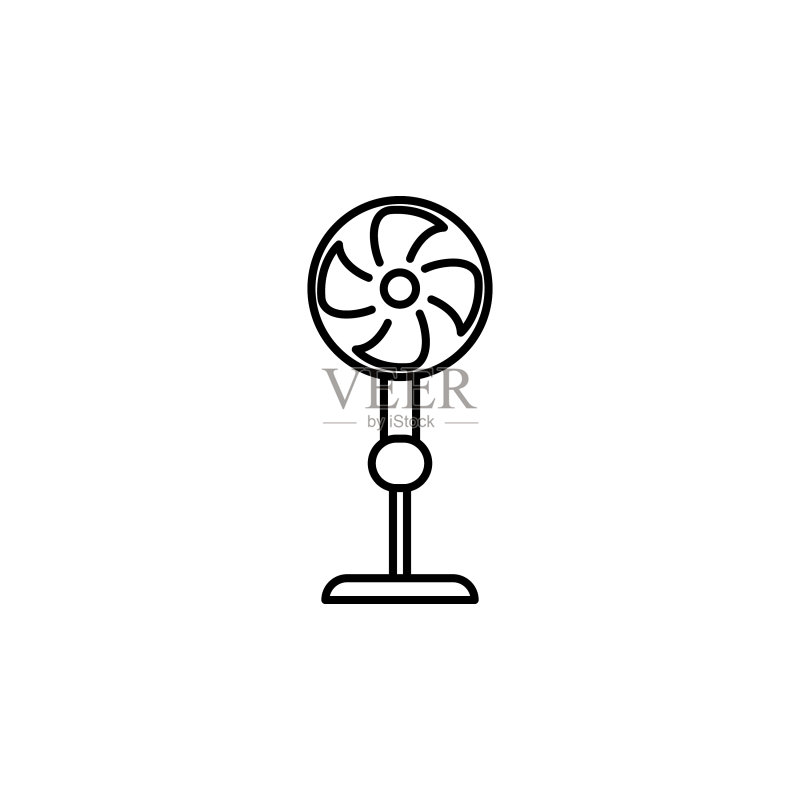 电风扇图标图形图标素材