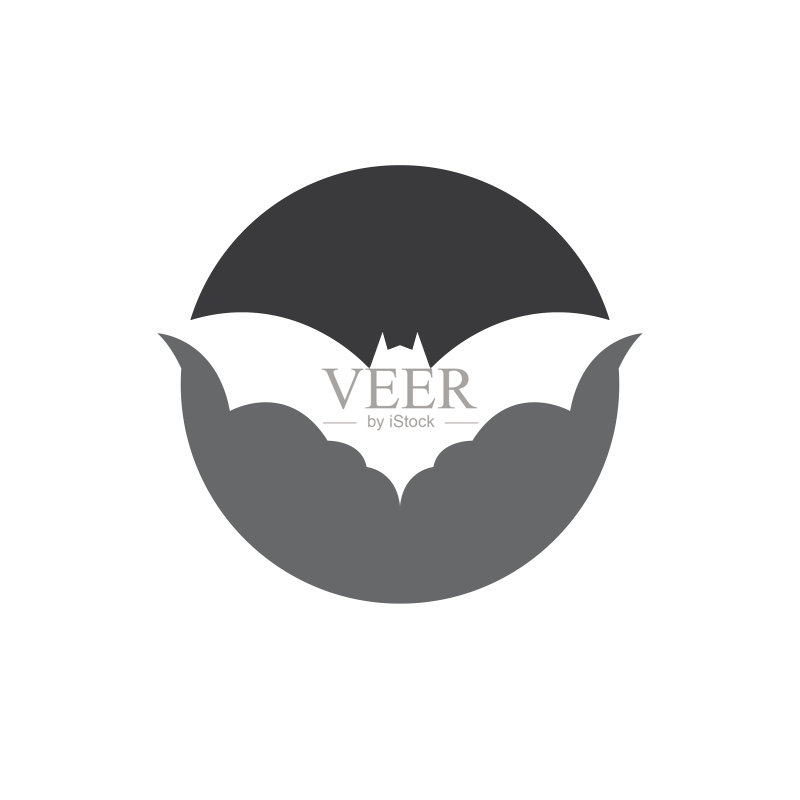蝙蝠图标logo模板图标素材